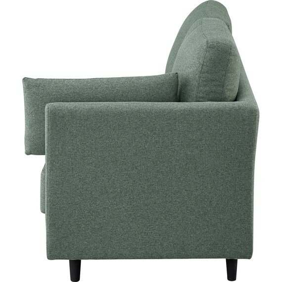 2人掛け片肘ソファ 布張りタイプ (CS01 左肘 H-DGR) 3枚目画像