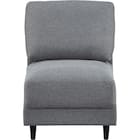 1人掛け肘無しソファ 布張りタイプ (CS01 H-DGY) 6枚目画像