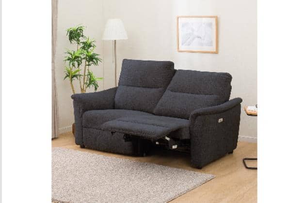 年末限定73%off❗️【尼崎市内、引取】定価12万円黒革リクライニング