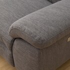 電動カウチソファ 布張りタイプ (LB033 右カウチ DR-GY) 22枚目画像