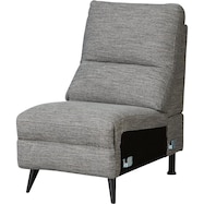 布張りアームレスソファ(LB033 DR)