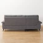 カウチソファ 布張りタイプ (LB033 右カウチ DR-GY) 13枚目画像