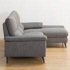 カウチソファ 布張りタイプ (LB033 LC DR-GY) 11枚目画像