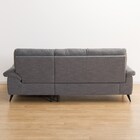 カウチソファ 布張りタイプ (LB033 LC DR-GY) 13枚目画像