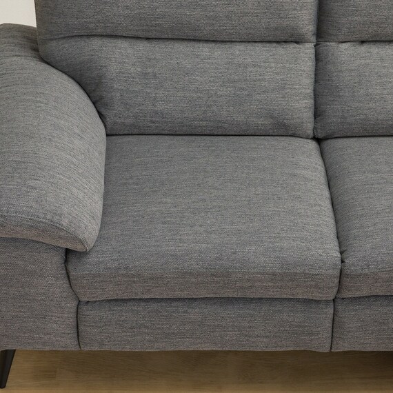 カウチソファ 布張りタイプ (LB033 LC DR-GY) 15枚目画像