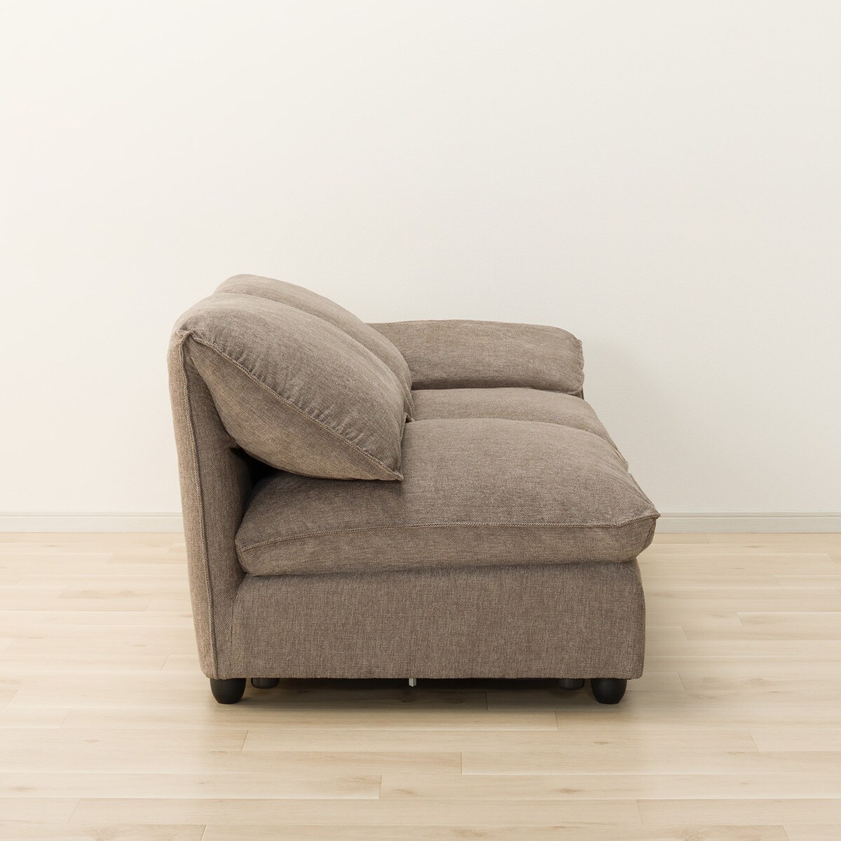 2人掛け片肘ソファ 布張りタイプ (MK04 左肘 BE) | ニトリネット【公式