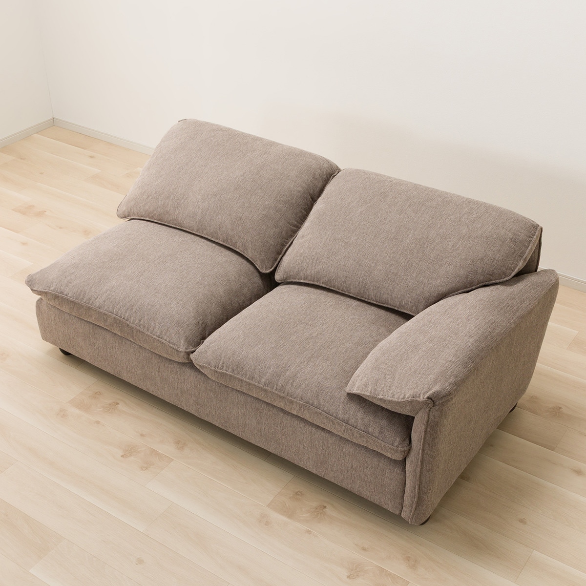 2人掛け片肘ソファ 布張りタイプ (MK04 左肘 BE) | ニトリネット【公式