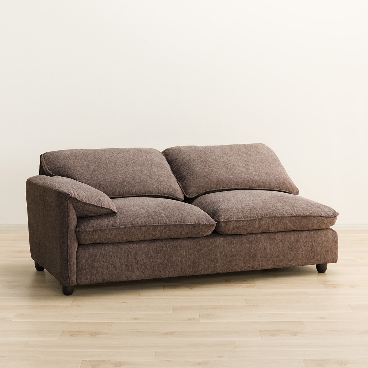 2人掛け片肘ソファ 布張りタイプ (MK04 右肘 DBR) | ニトリネット