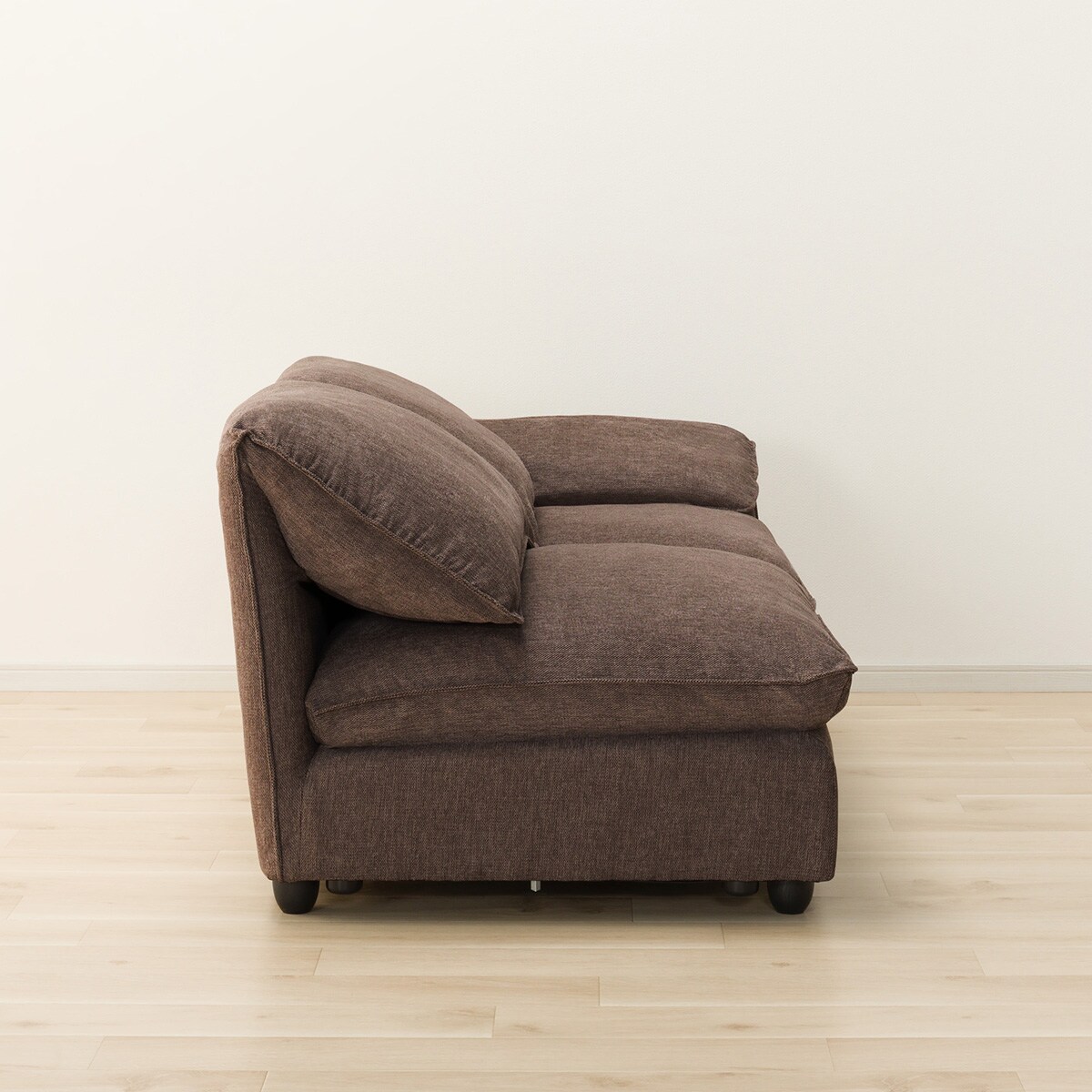 2人掛け片肘ソファ 布張りタイプ (MK04 左肘 DBR) | ニトリネット