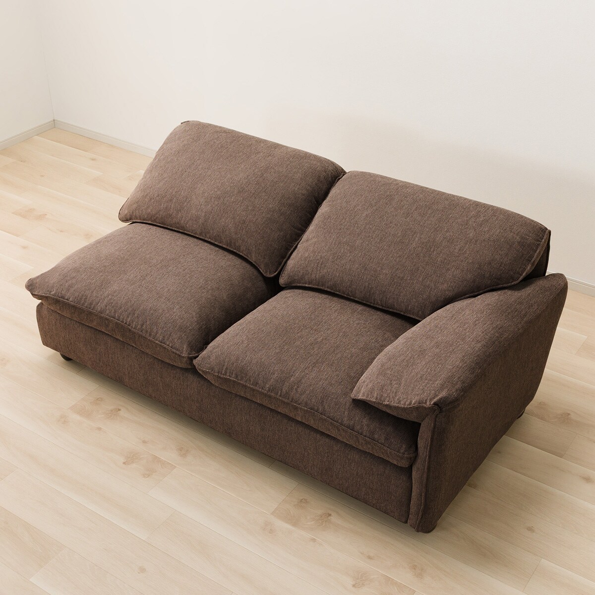 2人掛け片肘ソファ 布張りタイプ (MK04 左肘 DBR) | ニトリネット