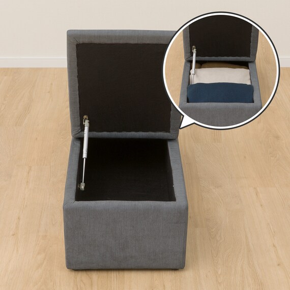 【HM04専用】収納付きテーブル (HM04 DGY) 6枚目画像