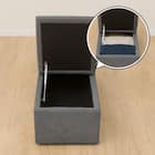 【HM04専用】収納付きテーブル (HM04 DGY) 6枚目画像