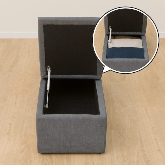 【HM04専用】収納付きテーブル (HM04 DGY) 6枚目画像