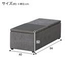 【HM04専用】収納付きテーブル (HM04 DGY) 13枚目画像