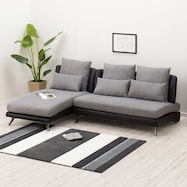 布張りカウチソファ(ポーション2KD)【期間限定価格:8/6~9/24まで】