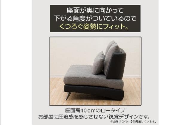 2Pｿﾌｧ ﾎﾟｰｼｮﾝ2KD GY | ニトリネット【公式】 家具・インテリア通販