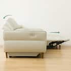 電動カウチソファ 本革(一部合成皮革)タイプ (KK026 左カウチ MGY) 9枚目画像