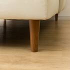 電動カウチソファ 本革(一部合成皮革)タイプ (KK026 左カウチ MGY) 12枚目画像