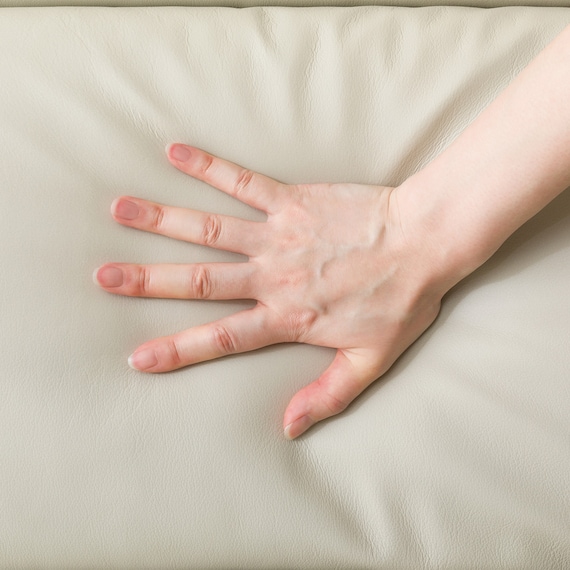 電動カウチソファ 本革(一部合成皮革)タイプ (KK026 左カウチ MGY) 14枚目画像