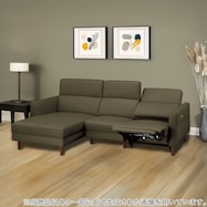 電動カウチソファ 合皮タイプ (KK026)