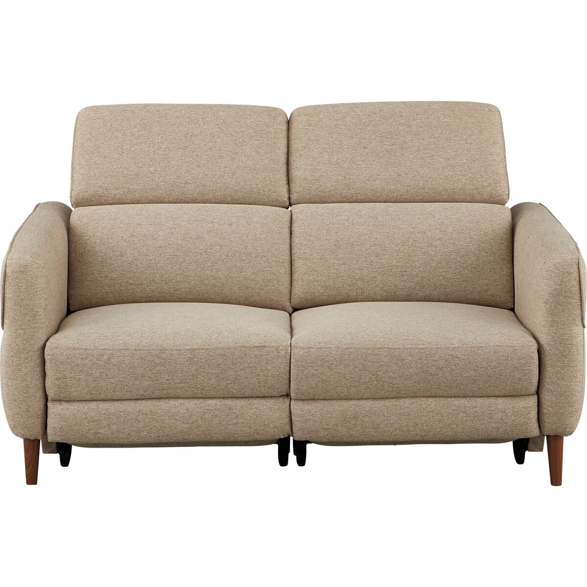 2人掛け電動リクライニングソファ 布張りタイプ (KK026 RC BE