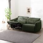 3人掛け電動リクライニングソファ 布張りタイプ (LE09 2モーター YGR) 1枚目画像