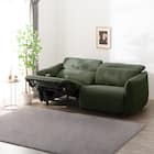 3人掛け電動リクライニングソファ 布張りタイプ (LE09 2モーター YGR) 1枚目画像