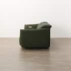 3人掛け電動リクライニングソファ 布張りタイプ (LE09 2モーター YGR) 8枚目画像