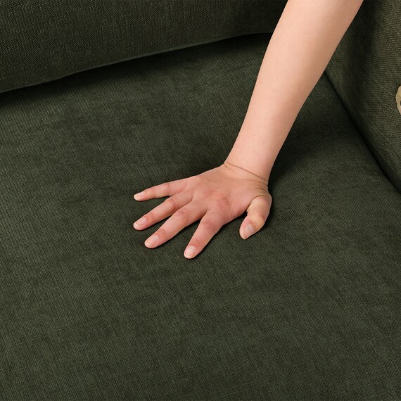 3人掛け電動リクライニングソファ 布張りタイプ (LE09 2モーター YGR) 12枚目画像