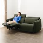 3人掛け電動リクライニングソファ 布張りタイプ (LE09 2モーター YGR) 19枚目画像