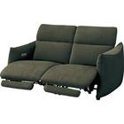 2人掛け電動リクライニングソファ 布張りタイプ (LE09 2モーター YGR) 10枚目画像