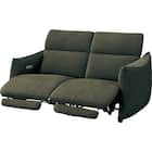 2人掛け電動リクライニングソファ 布張りタイプ (LE09 2モーター YGR) 10枚目画像