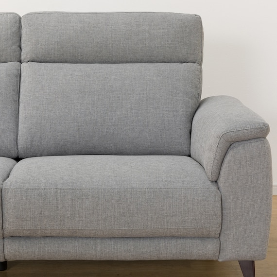 3人掛けソファ 布張りタイプ(LB07 LGY) 15枚目画像