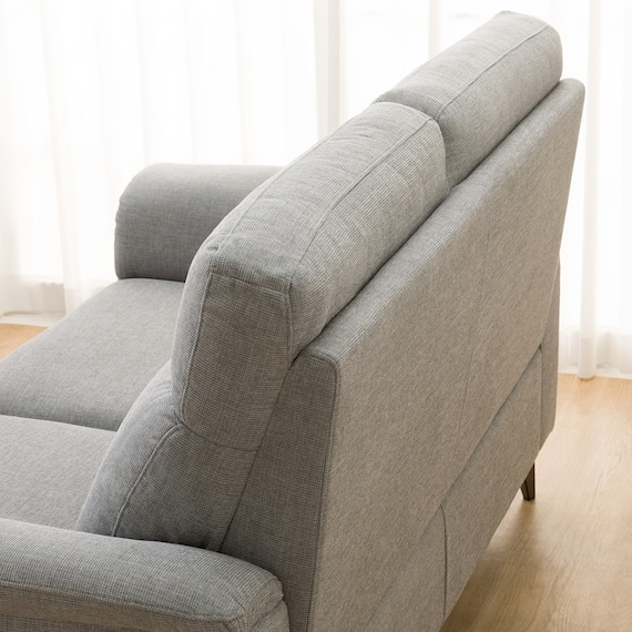 3人掛けソファ 布張りタイプ(LB07 LGY) 16枚目画像