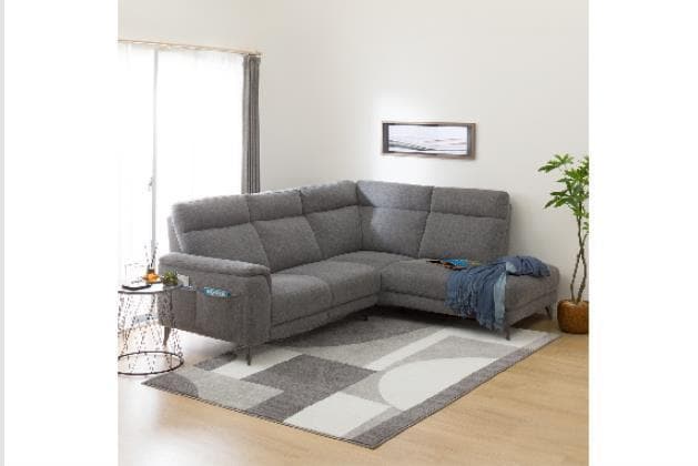 ｺｰﾅｰｿﾌｧｾｯﾄ LB07 LC DGY | ニトリネット【公式】 家具・インテリア通販