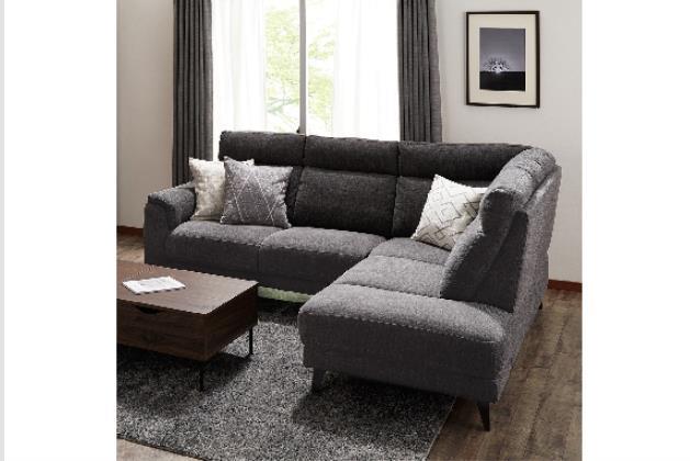 美品 ニトリ グレー コーナーソファ コーナーソファ (LB07 LC DGY)