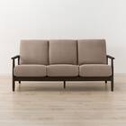 3人掛けソファ 布張りタイプ (IG01 DBR/MO) 9枚目画像