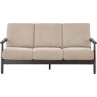 3人掛けソファ 布張りタイプ (IG01 DBR/LGY) 7枚目画像