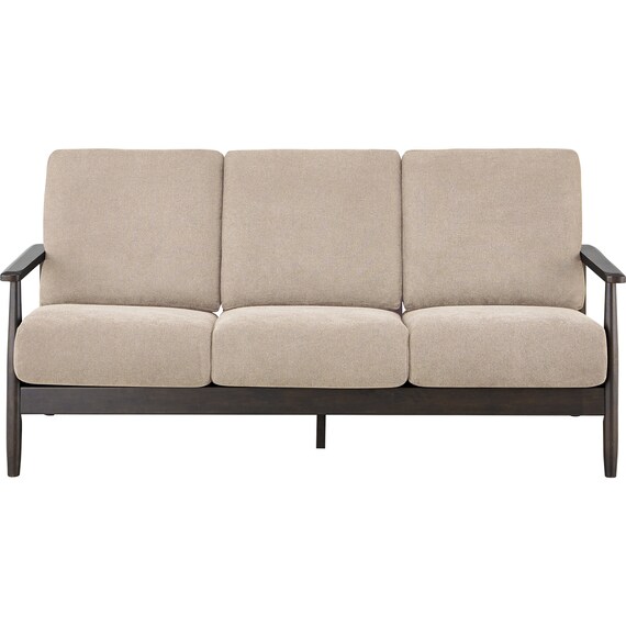 3人掛けソファ 布張りタイプ (IG01 DBR/LGY) 7枚目画像