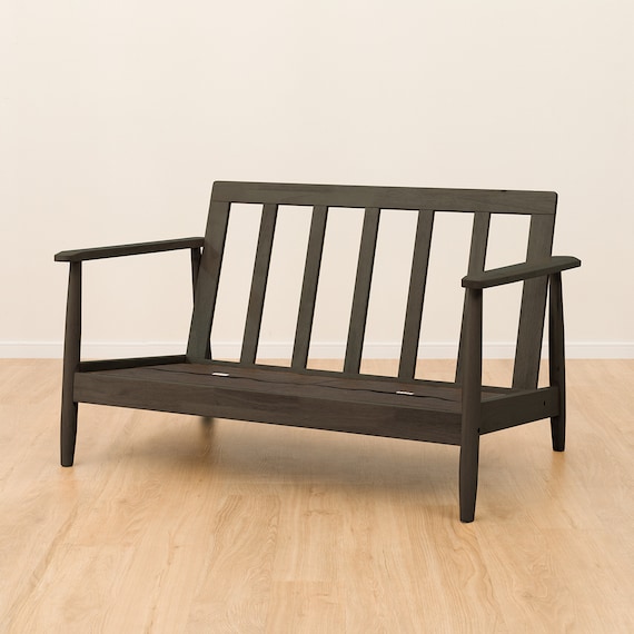 2人掛けソファ 布張りタイプ (IG01 DBR/DMO) 13枚目画像