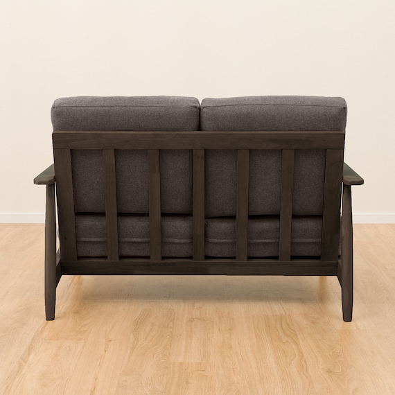 2人掛けソファ 布張りタイプ (IG01 DBR/DMO) 16枚目画像