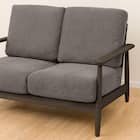 2人掛けソファ 布張りタイプ (IG01 DBR/DMO) 17枚目画像