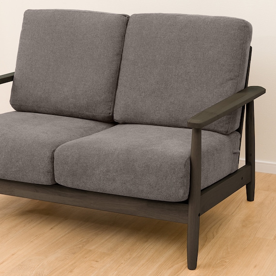 2人掛けソファ 布張りタイプ (IG01 DBR/DMO) 17枚目画像