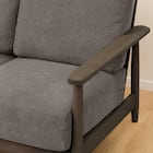 2人掛けソファ 布張りタイプ (IG01 DBR/DMO) 18枚目画像