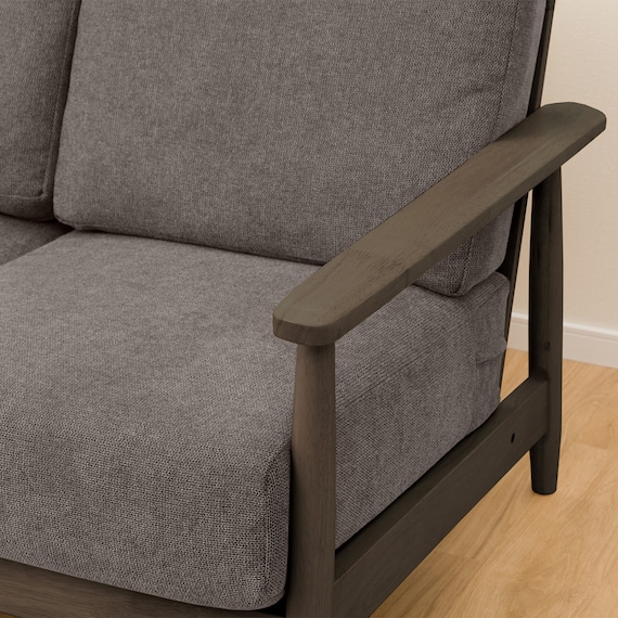 2人掛けソファ 布張りタイプ (IG01 DBR/DMO) 18枚目画像