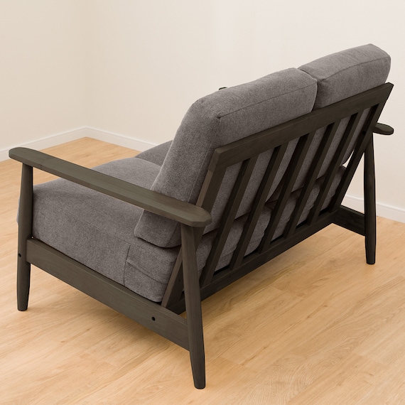 2人掛けソファ 布張りタイプ (IG01 DBR/DMO) 19枚目画像