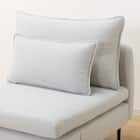 広い座面のゆったり 1人掛けソファ 布張りタイプ (MS01 肘なし LGY) 23枚目画像