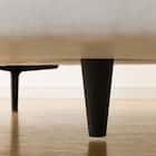 広い座面のゆったり シェーズロング 布張りタイプ (MS01 肘なし LGY) 34枚目画像