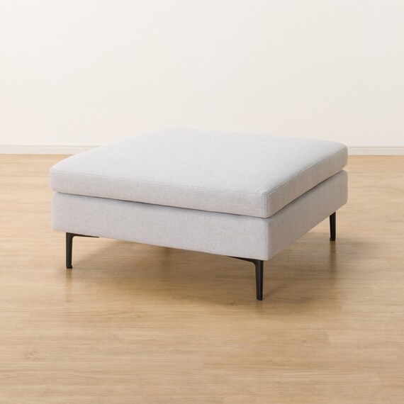 広い座面のゆったり スツール 布張りタイプ (MS01 LGY) 16枚目画像