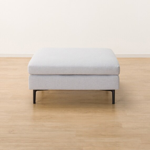 広い座面のゆったり スツール 布張りタイプ (MS01 LGY) 17枚目画像